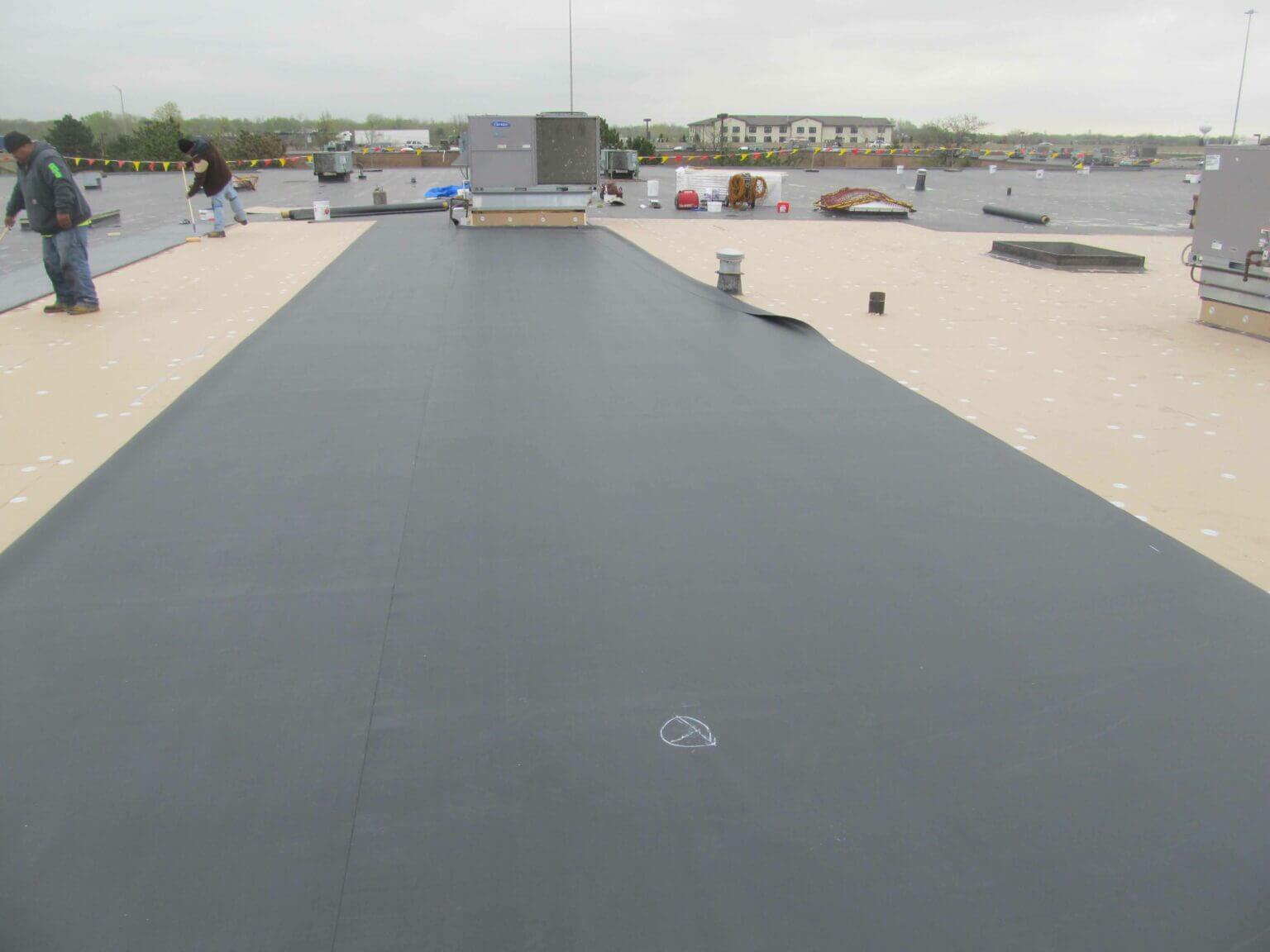 Black and White EPDM Roof Systems